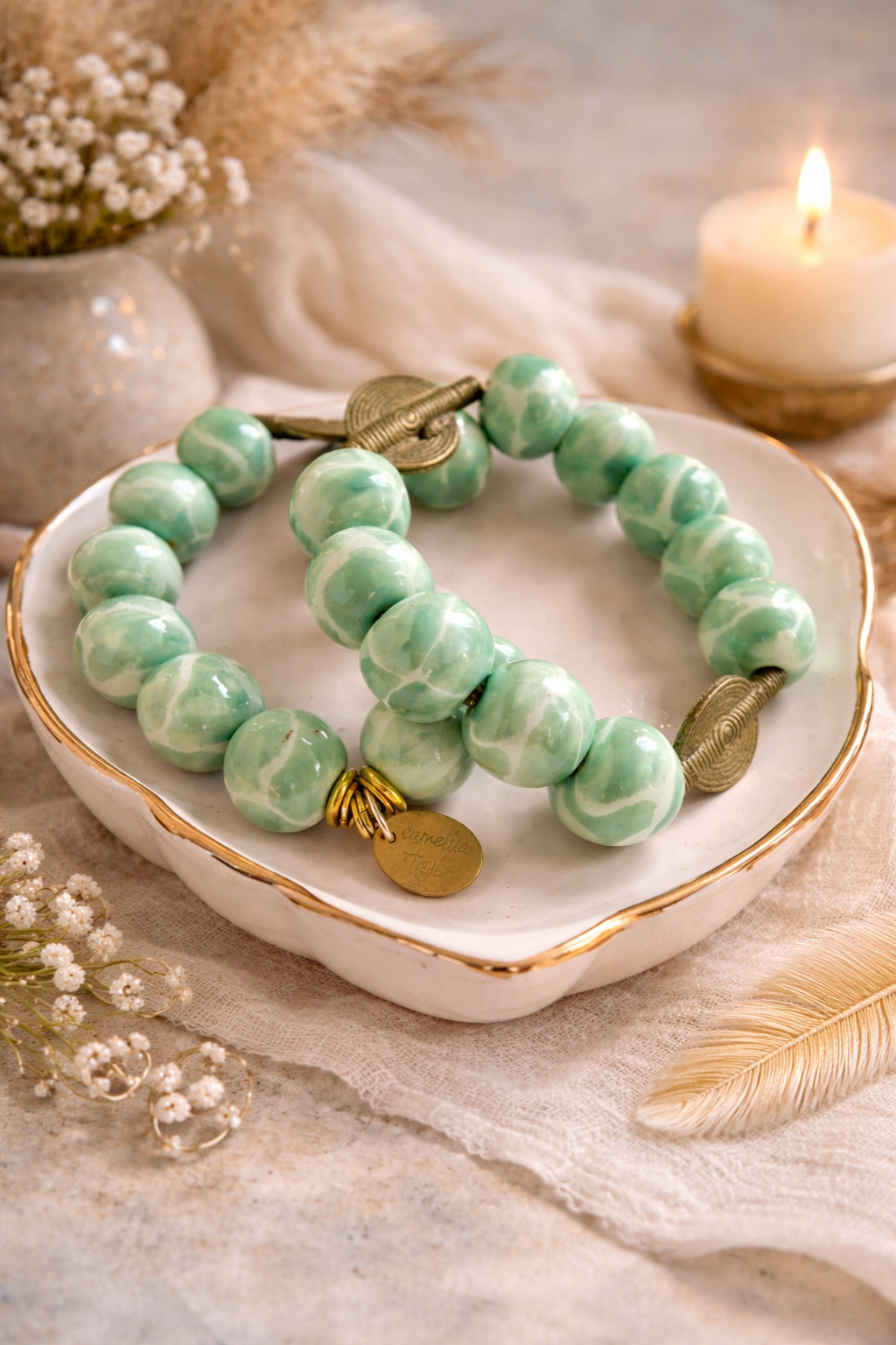 Mint Bloom Bracelet