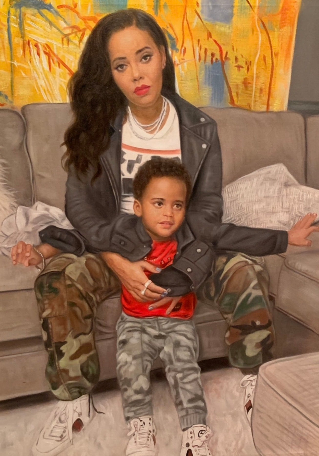 Hand-Painted Custom Portrait (Deposit)