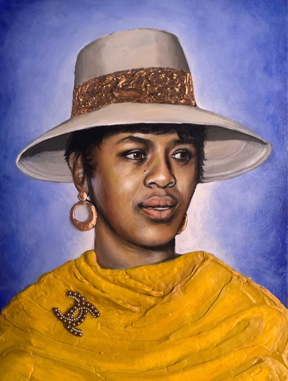Hand-Painted Custom Portrait (Deposit)