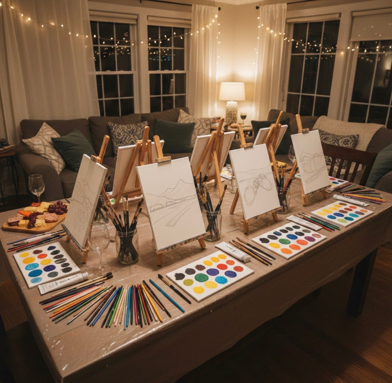 At Home - Paint Party Booking