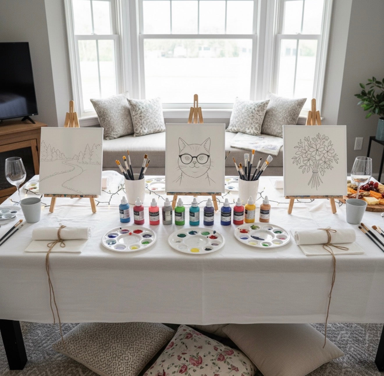 At Home - Paint Party Booking